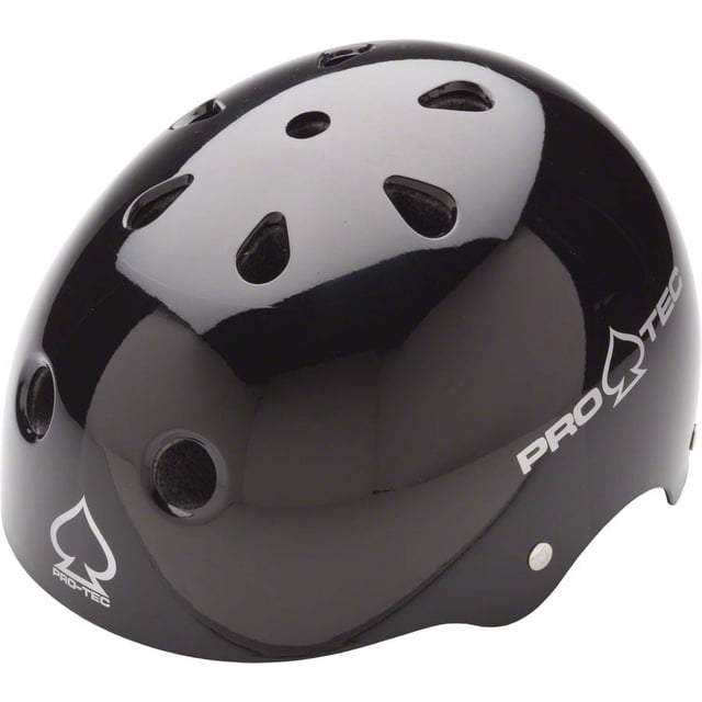 Protec CPSC Classic Casque (Noir Lustré, Moyen)