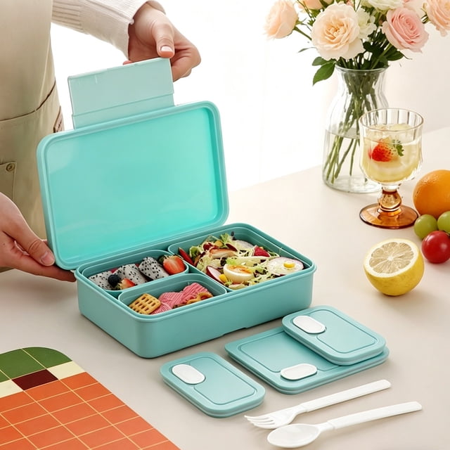 BUTASY Lunch Box Microwave Lunch Box for Students To Carry Tableware for Office Workers Lunch Box Sub-format Lunch Box