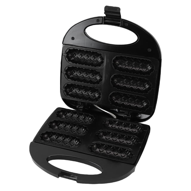Corn Dog Maker, Hot Dog Toaster with Non Stick Coating Plate, Make 6 Corn Dogs, 750W Fast Heating & Auto Temperature Control, HotDog Waffle Machine