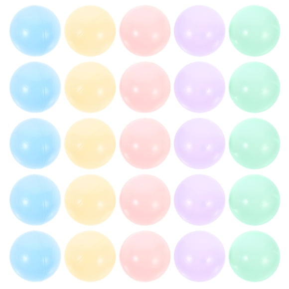 EeaseCA 25pcs Plastic Ocean Balls 5.5cm Colorful Ball Toys Kids Ball Playing Toys