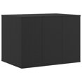 thumbnail image 1 of vidaXL Garden Cushion Box PE Rattan 145x100x103 cm Black, 1 of 4