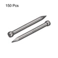 thumbnail image 3 of Unique Bargains Finishing Nails 150 Pack 25mm 1 Inch Hand-Drive Hardware Carbon Steel Lost Head Nails, 3 of 5