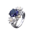 thumbnail image 1 of Daisyyozoid European And American Fashion Sunflower Diamond Ring, 1 of 1