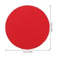 thumbnail image 2 of OULII 10Pcs Bowling Ball Polishing Pads Red Sponge Durable Flexible Multipurpose Cleaning Accessories, 2 of 8