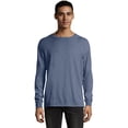 thumbnail image 1 of Hanes Mens ComfortWash Garment Dyed Long Sleeve Tee, M, Saltwater, 1 of 2