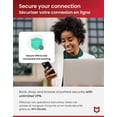 thumbnail image 2 of McAfee Appareil Total Protection 5 (Windows/Mac/Android/iOS) - Abonnement d'Un An [Code Numérique], 2 of 7