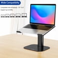thumbnail image 3 of Support d'Ordinateur Portable en Aluminium LSX Ergonomique et Ajustable, Support Rehausseur pour Cahier, Support d'Ordinateur Compatible avec Air Pro Dell HP Lenovo et Plus.ordinateurs Portables (), 3 of 9