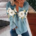thumbnail image 1 of Liquidation à 50 % Chandail Surdimensionné pour Femmes 2023 Hauts Automne Manches Longues Chandail Ample Chemise Chic Décontractée Chandails à Col Rond pour Dames, 1 of 5
