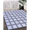 thumbnail image 3 of Ahgly Company Tapis d'Intérieur Lavables en Machine Rectangle Bleu Lavande Transitionnel, 7' x 10', 3 of 7