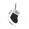 thumbnail image 3 of Vaidha Christmas Large Letters Christmas Stockings Cute Striped Christmas Tree Pendant Holiday Decorations, 3 of 5