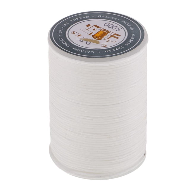 simhoa Heavy White Sewing Thread 0.8mm Flat for Outdoor Sports Bag Luggage 98 Yards