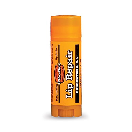O'Keeffe's Unscented Lip Repair Lip Balm for Dry, Cracked Lips, Stick