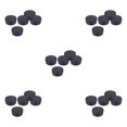 thumbnail image 2 of Transemion 5pcs Empty Aluminum Jars Cosmetic Screw Balm Lip Lid Cans Containers Black 250ml 5Set, 2 of 6