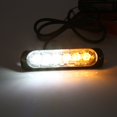 thumbnail image 4 of Indicateur d'Urgence, 2 Pcs 12V 6 LED Avertissement d'Urgence Stroboscopique Lampe Clignotante, 4 of 7