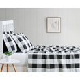 thumbnail image 4 of TRULY SOFT Ensemble de Courtepointe Très Grand TG à Carreaux Buffalo Noir pour Tous les Jours, 4 of 5