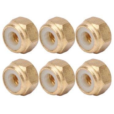 Nuts,50Pcs SelfLocking Nut Pure Self Locking Nut Pure Copper Nut Ultimate Comfort