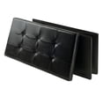 thumbnail image 4 of Winsome Ashford Faux Leather Ottoman with Storage, 4 of 5
