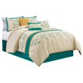 thumbnail image 1 of Elight Home 21282Q Ensemble de Couette en Jade 7 Pièces - Grand, 1 of 1