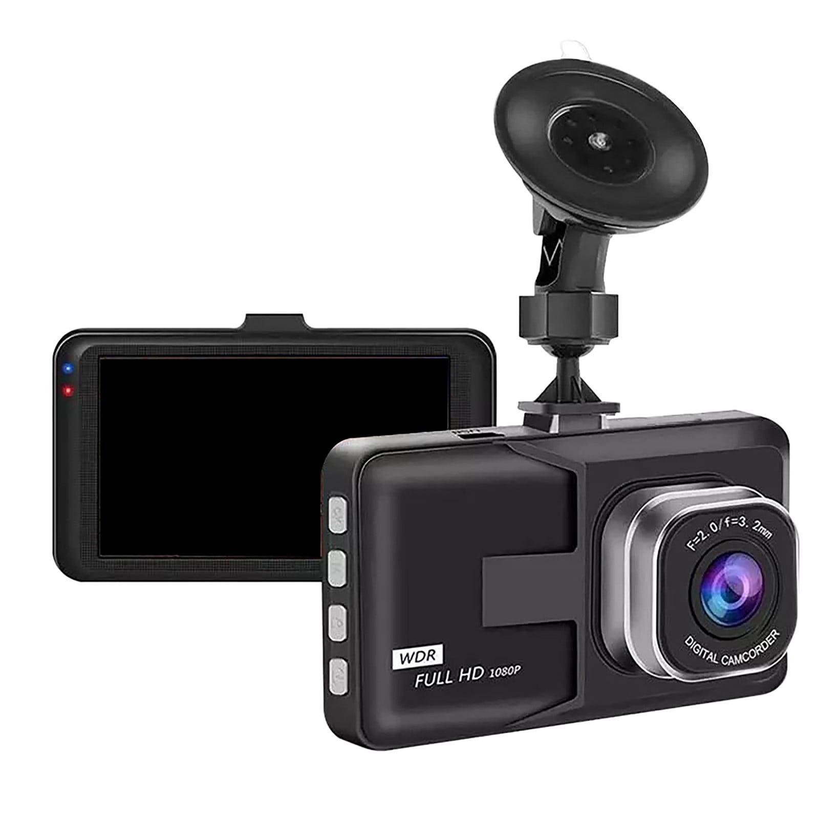 TopLLC Full HD 1080P Dash Cam Video Recorder Driving For Front And Rear Recording Car Night Wide Angle Dashcam Video Record Car DVR on Clearance