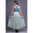 thumbnail image 4 of Bimba Jupe en Coton à 5 Niveaux pour Femmes Jupe Longue en Coton Imprimée Été, 4 of 5