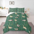 thumbnail image 2 of Erosebridal Ensembles de Couette Canard de Lac Format Grand, Couettes et Duvets Faune Rustique, Déco de Chambre Dessin Animé, Réversible 3 Pcs, 2 of 8