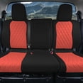 thumbnail image 4 of For 2022-2024 Nissan Frontier FH Group Custom Fit Neoprene Car Seat Covers Wateropoof - Red Rear Seat, 4 of 5