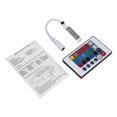 thumbnail image 2 of Contrôleur Led Contrôleur Ir Mini 17 20 24 44 Touches Télécommande Ir pour Bande Lumineuse Led 3528 5050 Rgb, 2 of 7