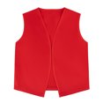thumbnail image 3 of TOPTIE Kid Volunteer No-Button Child Vest Waistcoat Party Vests 5 Packs-Red-M, 3 of 5