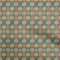 thumbnail image 1 of oneOone Rayon Olive Green Fabric Asian Kilim Craft Projects Decor Fabric Printed By The Yard 56 Inch Wide, 1 of 5