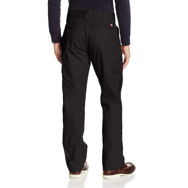 Dickies Mens FLEX Regular Straight Stretch Twill Cargo Pant, 32W x 32L, Black