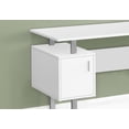thumbnail image 2 of Monarch Specialties Computer Desk, Home Office, Laptop, Storage, 48"l, Work, Metal, Laminate, White, Grey, Contemporary, Modern, 2 of 4