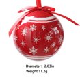 thumbnail image 3 of Suncoda Holiday Ball, Holiday Ball Ornament Tree Ornament, 2.8 Inch Multi-Style Holiday Light Bulb Ornament Holiday Tree Ornament Tree Dress Family Party Holiday Ornament, 3 of 5