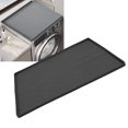 thumbnail image 1 of 60 X 60cm Washer Dryer Top Protector Mat, Non Discolouring Silicone Washing Machine Cover with Raised Edges, Counter Dust Pad for Laundry, Kitchen, 1 of 7