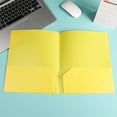 thumbnail image 2 of File Folders Letter Size,Folders for Documents Plastic Folders with Pockets Heavy Duty Pocket Folders Letter Size File Folders for Documents Office School Folders with Pockets, 2 of 5
