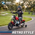 thumbnail image 2 of VOLTZ TOYS BMW R 18 Style 24V Kids Ride-On Motorcycle, Electric Motorized Cruising Toy Bike with Twist Throttle, Hand Brake Lever, Detachable Training Wheels, Red, 2 of 9