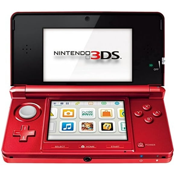 Nintendo Console 3DS - Rouge Métallique (Remis à Neuf) / Système de Jeu Portatif Nintendo