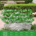 thumbnail image 2 of Fake Fall Outdoor Plants with Fake Flowers Simulation Fence Fence Telescopic Fence Fake Flower Green Leaves Outdoor Courtyard Wall Guardrail Decorative Leaves To Shield Plants, 2 of 2