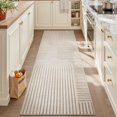 thumbnail image 4 of Boho Area Rug x Machine Washable Rugs for Living Room Non Slip Soft Carpet Geometric Jacquard Textu Carpet for Bedroom Dining Room Nursery Office Living Room Rug -, 4 of 8