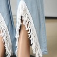 thumbnail image 3 of ORUYROP Micro Pantalon en Denim Taille Haute Slim pour Femmes Jeans Troués, 3 of 5