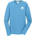 thumbnail image 1 of Gravity Outdoor Co. Chemise à Manches Longues Performance - Aqua - Logo Blanc - P, 1 of 2