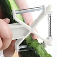 thumbnail image 4 of Iumwxz Potato Peeler Multi Functional Three In Peeler Multi Purpose Melon Peeler Household Fruit Peeler Potato Peeler Peeler Gray Plastic Up to 45% Off, 4 of 6