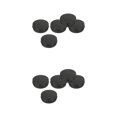 thumbnail image 4 of Transemion 5pcs Empty Aluminum Jars Cosmetic Screw Balm Lip Lid Cans Containers Black 60ml 2Set, 4 of 6