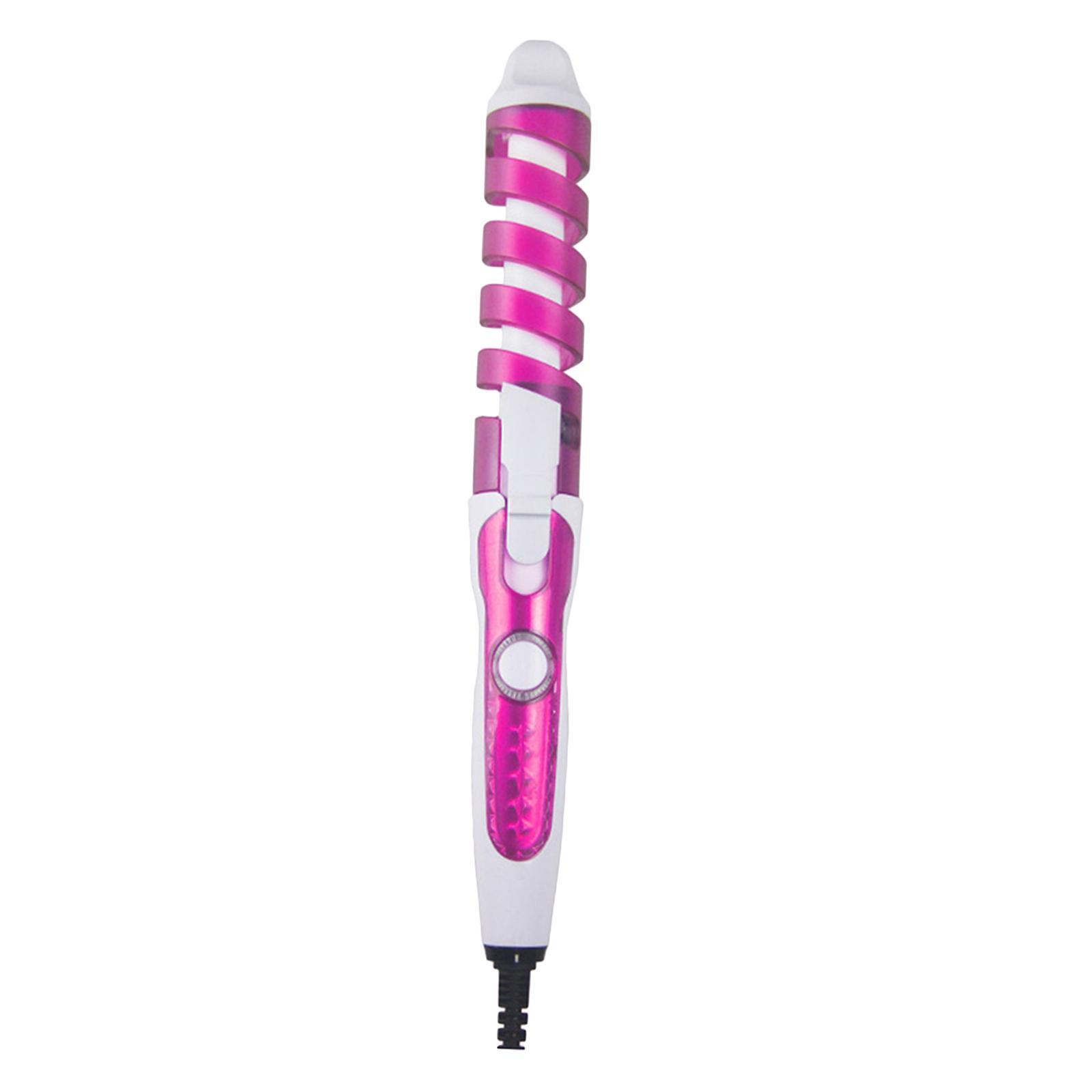 fastboy Ceramic Hair Curling Iron Wand Electric Hair EU Iron pink 30x3.5cm 1Set
