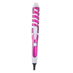 fastboy Ceramic Hair Curling Iron Wand Electric Hair EU Iron pink 30x3.5cm 1Set