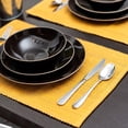 thumbnail image 3 of Fabstyles Set de table en coton classique décontracté Lot de 6 sets de table épais lavables en machine, 3 of 4