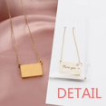 thumbnail image 3 of Pendentif Collier Enveloppe Lettre Tortue de Terre Dure Cuckold Bijoux, 3 of 3