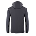 thumbnail image 5 of BADHUB Men's Waterproof Jacket with Hood Outdoor Lightweight Rain Jacket Mesh Lined Fall Softshell Solid Color Raincoat With Big Pockets Holiday Deals, 5 of 5