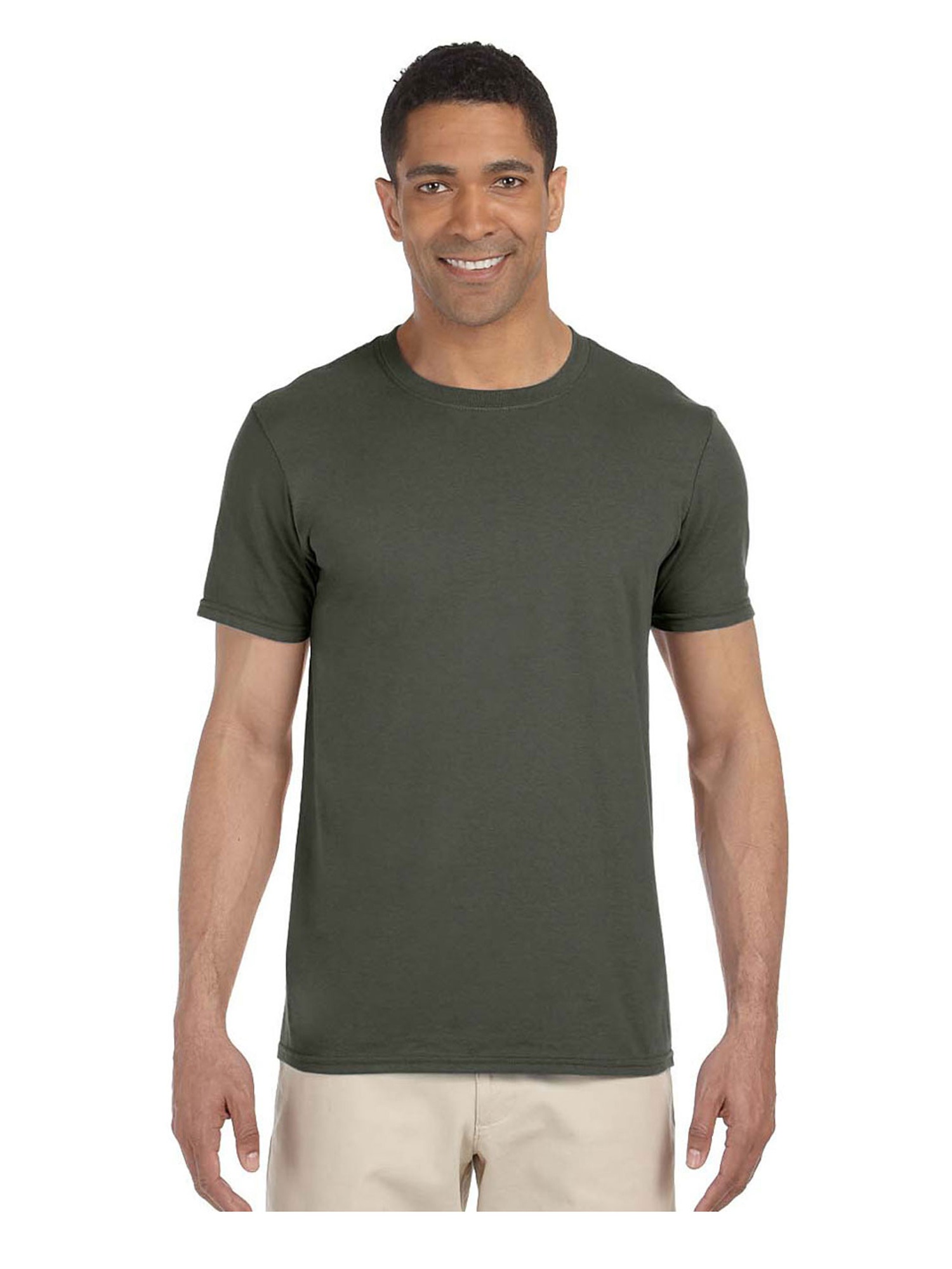 Gildan T-Shirt Étiquette Pré-Rétrécie Softstyle pour Hommes, Style G64000