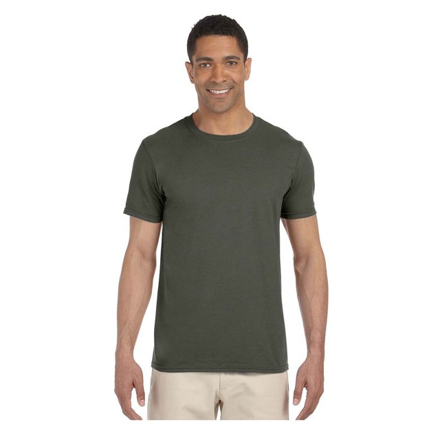 Gildan T-Shirt Étiquette Pré-Rétrécie Softstyle pour Hommes, Style G64000