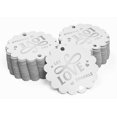 thumbnail image 2 of Inkdotpot Pack Of 50 Let Love Sparkle Wedding Favor Paper Tags Craft Real Silver Foil Hang Tags, 2 of 6